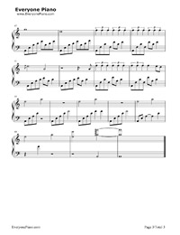 Butterfly-In the Enchanted Garden五線譜プレビュー3