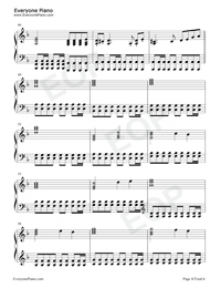 Never Back Down-Two Steps From Hell五線譜プレビュー4