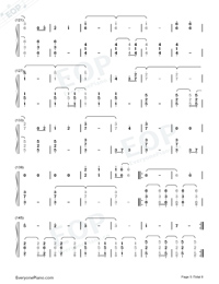 Powerless-パワーレス-リンカーン秘密の書両手略譜プレビュー5