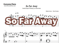 So Far Away-原神 風吹きのライアー 楽譜